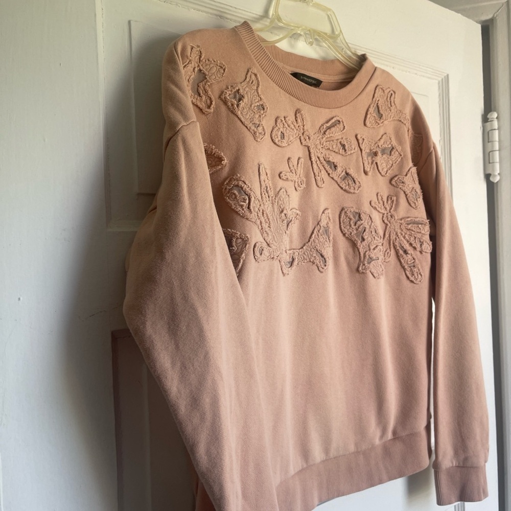 Banana Republic Women's Blush Sweater with Textured Accents